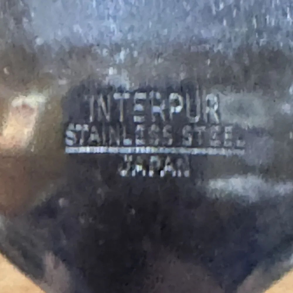 Vintage Interpur INR2 Tablespoon Stainless Steel And Wood Japanese MCM